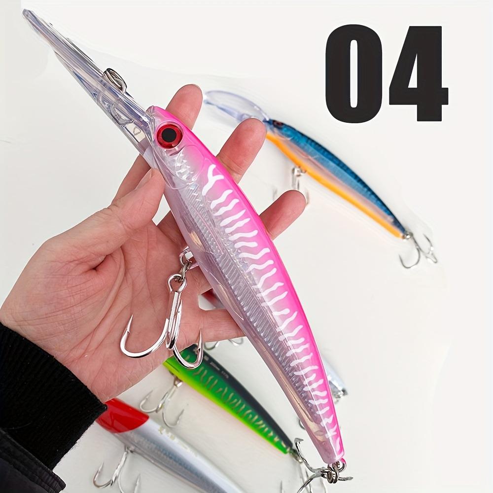 

Exclusive Long Lip Minnow Lure: Cross-Border Sinking Bait for Sea Fishing 16cm 67g