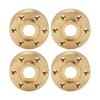 4PCS RC Wheel Hex Hub Adapter 1.9 2.2in Rustproof Widen Brass Wheel Weights for RC Crawler 9mm