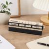 Creative Rotating Perpetual Calendar Metal Frame Study Wheel Manual Desk Calendar Manual Rotary Reusable Rotating Wheel Calendar