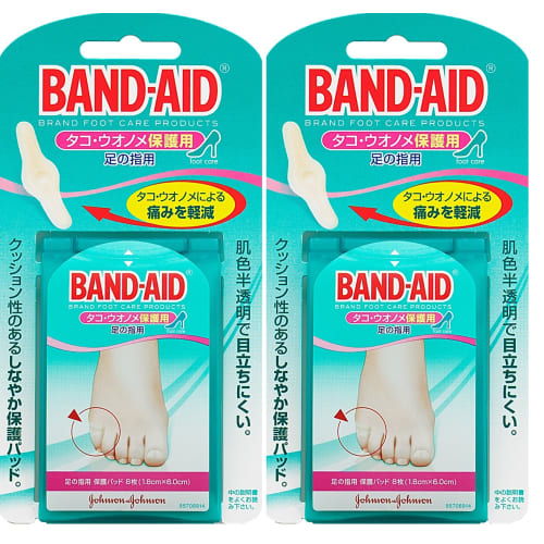 

Bulk Purchase: BAND-AID Band-Aids for Calluses and Toes, 8 Bandages x 2 Packs
