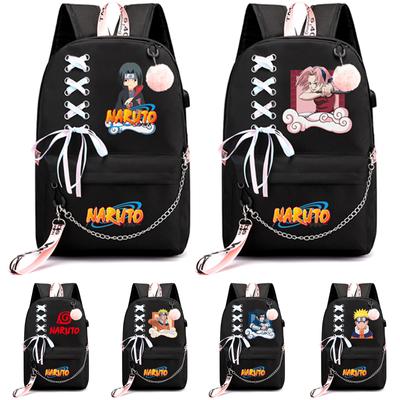 Anime Backpack for Teen Boy Girl Back To School Backpack Student Schoolbag Men Women Leisure Usb Travel Bags Rucksack