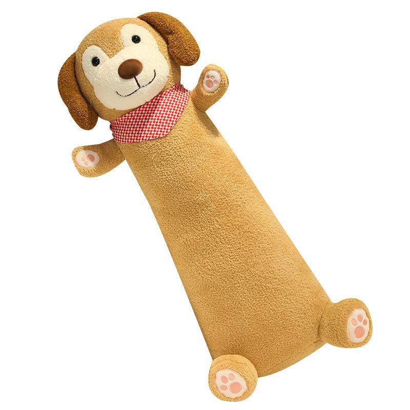 Soft hug dog throw pillow plush toy doll puppy dog doll child companionship soothing rag doll