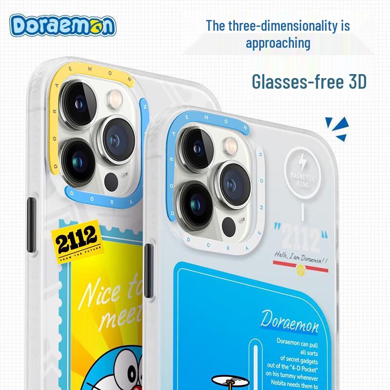 ROCK Doraemon Magnetic Wireless Charging iPhone Case