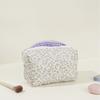 Women's Floral Quilted Cosmetic Bag Large Capacity Toiletries Storage Bag for Ladies Travel Outdoor Portable Makeup Bags
