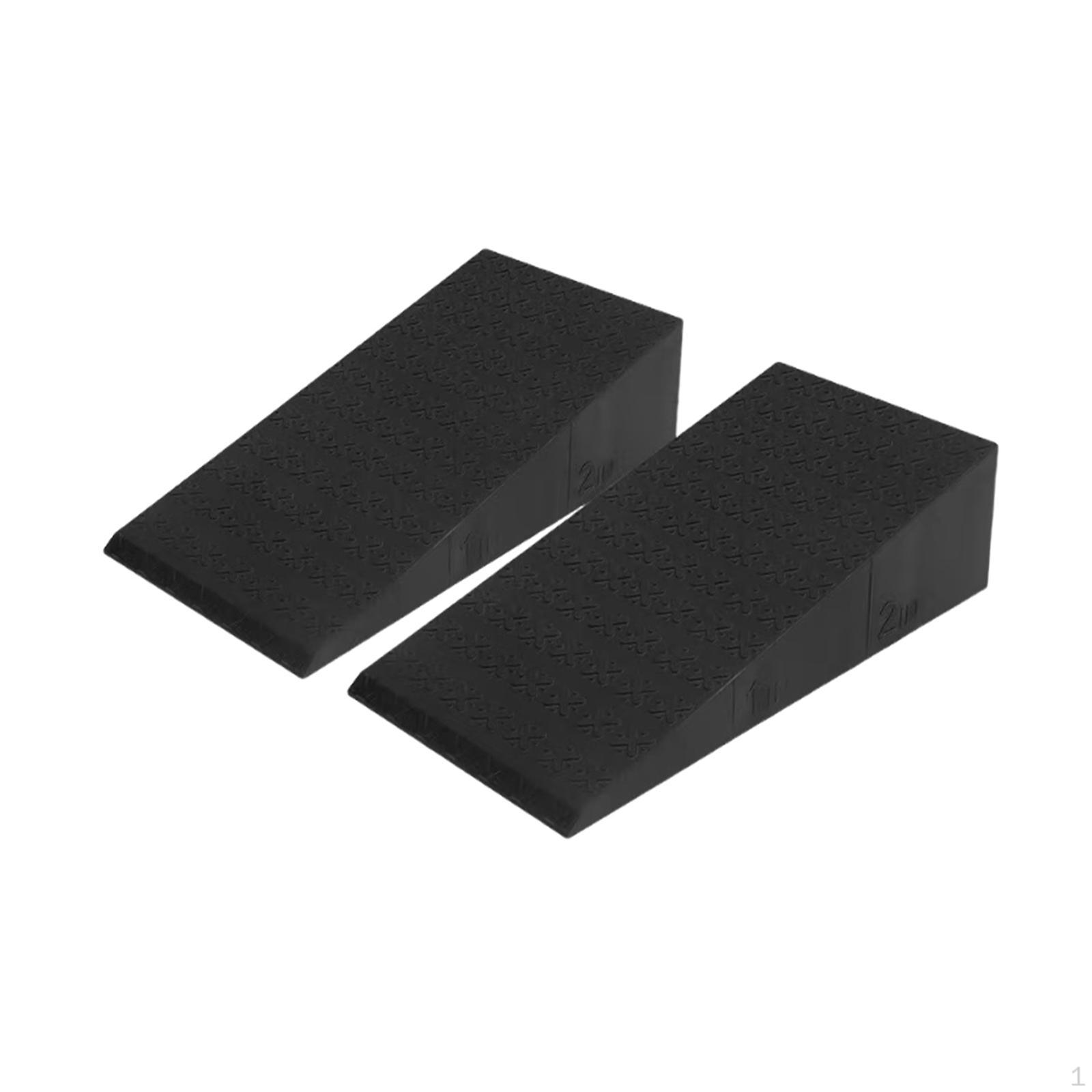 

2 Pieces Squat Wedge Block Slant Board Calf Stretcher Foot Incline for Pilate