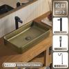 LUYI Retro Washbowl Set Freestanding Hand Wash Bowl Washstand 610x350x110mm