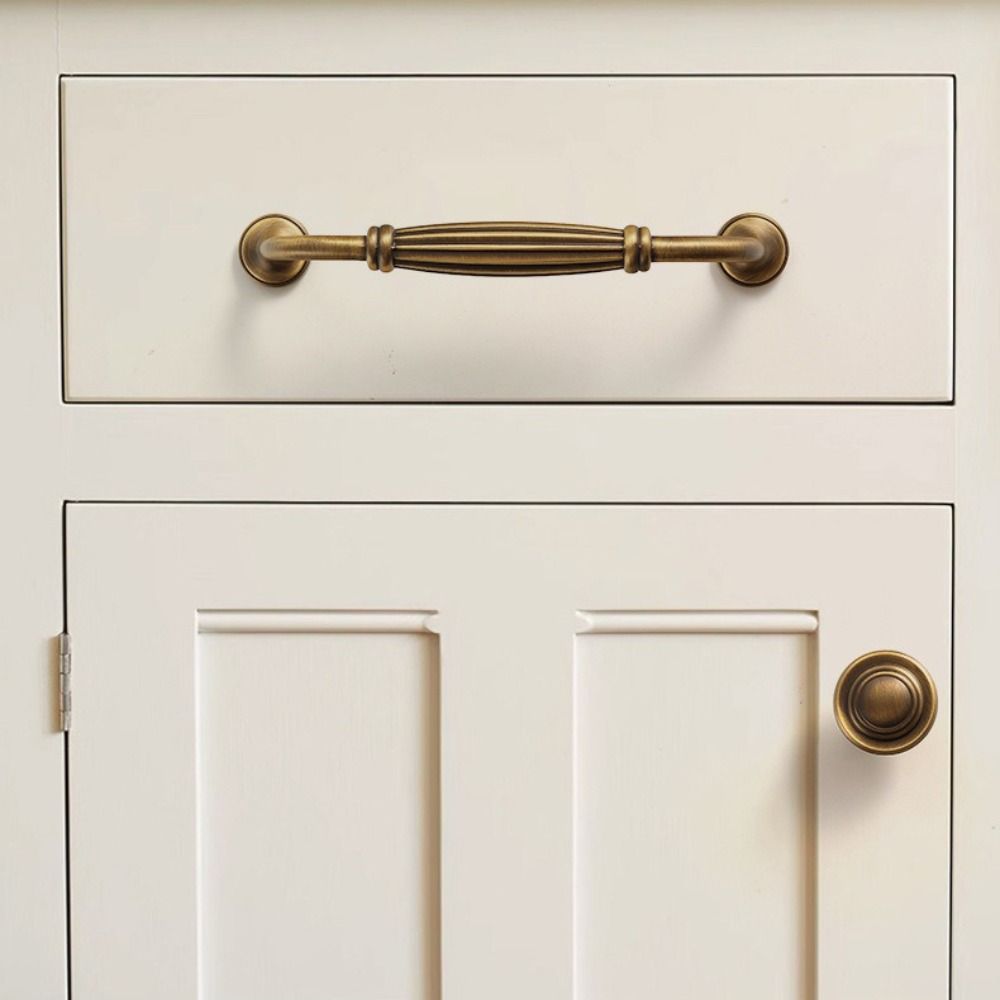Nordic Style Cabinet Handles Retro Style Long Handles Vintage Bronze Handles  Kitchen Cabinet