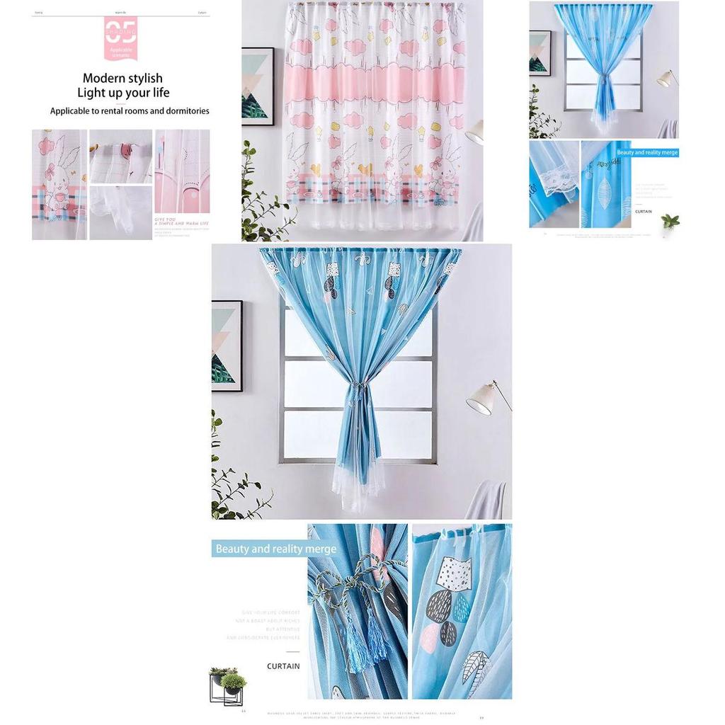 Eleganter Klettvorhang Fenster Selbstklebend Verdunkelungsvorhänge Für Gemütliche Schlafzimmer Und Stilvolle Mädchen Deko