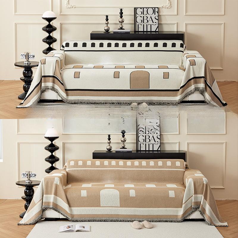 

Полотенце для дивана из синели, ткань с полным покрытием Ins Baby Touch, универсальный чехол для дивана Four Seasons, нецарапающийся чехол для диванной подушки, полотенце 180*130cm хаки