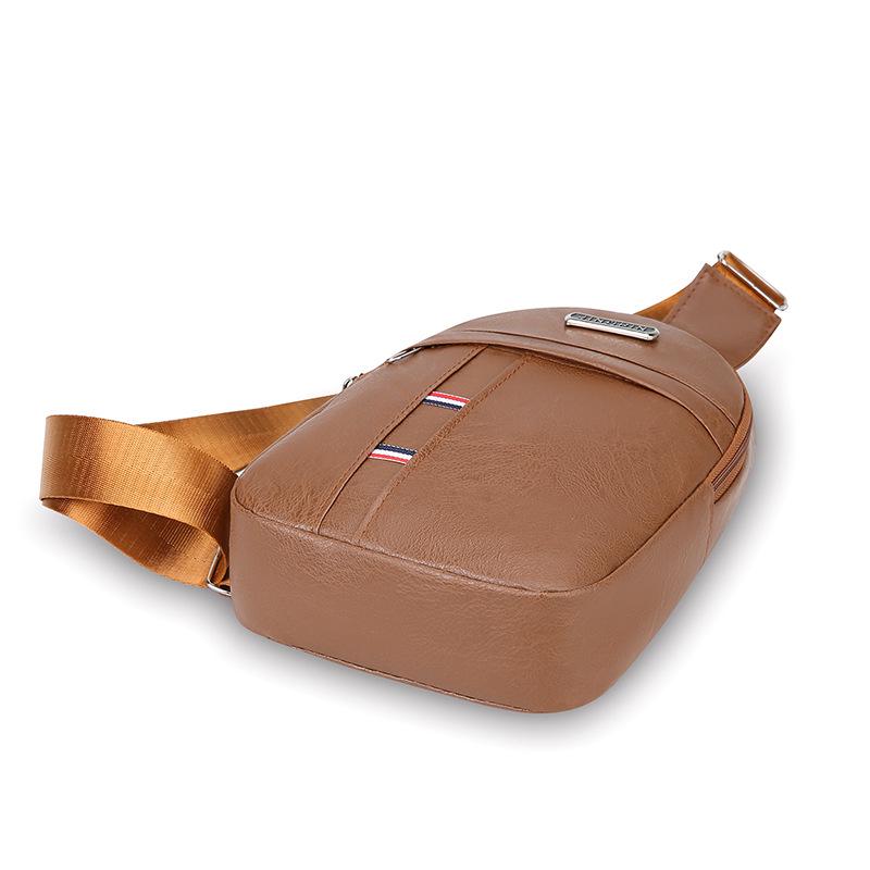 Men's Multifunctional Chest Bag: Fashionable, Portable, and Spacious Shoulder Messenger for Business or Casual Travel.