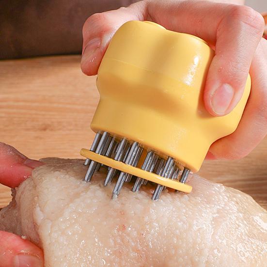 Stainless Steel Meat Tenderizer Tool Cat Paw Heavy Duty Ultra Sharp Needle BBQ Chicken Steak Beef Pork Tenderizer Kitchen Marinating Prep Tool