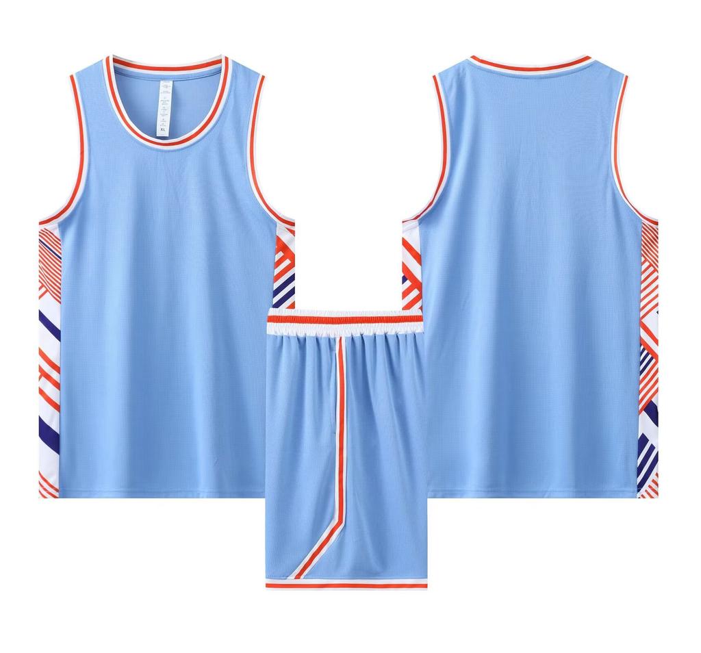 151 Basketball Jersey Set, Adult Children'S Clothing, Men'S Print, Competition Training Jersey, Jersey With Pockets On Both Sides 3Xs-5Xl