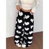 Leopardenmuster Weite Leggings - Europäischer und Amerikanischer Stil