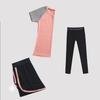 Set Yoga & Sport Asciugatura Rapida per Bambine per il Fitness Estivo - Abbigliamento Sportivo per Bambini per Corsa, Allenamento, Ginnastica e Tennis