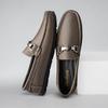 Fashion Genuine Leather Men's Loafers Classics Business Dress Shoes Moccasins Slip on Flats New Driving Shoes Leisure Walk Casual Shoes