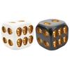 Halloween Skull Dice Skeleton Face Game Dice Resin 6 Sided Board Game Dice Novelty Party Toy Home Decorations