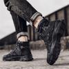Spring and Autumn New MEN'S Camouflage Boots Desert Military Boots MEN'S Ankle Outdoor Work Boots MEN'S BOOTS Black Boots