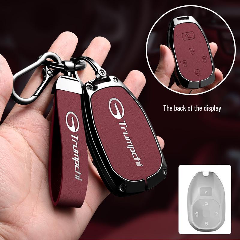 Car Key Case Buckle for GAC Trumpchi GS8, Shadow Leopard, M8 Master II - Unisex