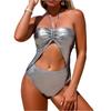 Ladies' Fashion Item, Tight Fitting And Slimming, Polarized Hot Stamping, High Elasticity And Sexy One-piece Swimsuit