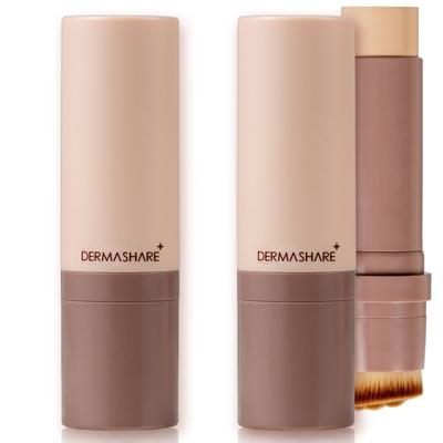 Dermashare Vegan Natural Fit Cover Stick Serum Foundation SPF50+ PA+++ 14g, 2 Pieces, No. 23 Sand