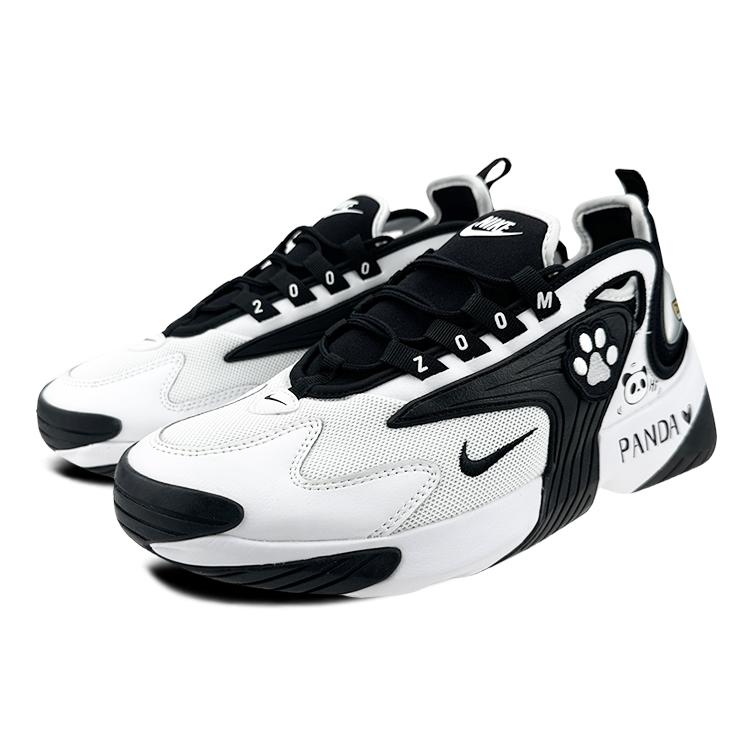 Nike Zoom 2K Textile, Leather Low Top Running Shoes Unisex Black White AO0269-101(Team47-zoom)