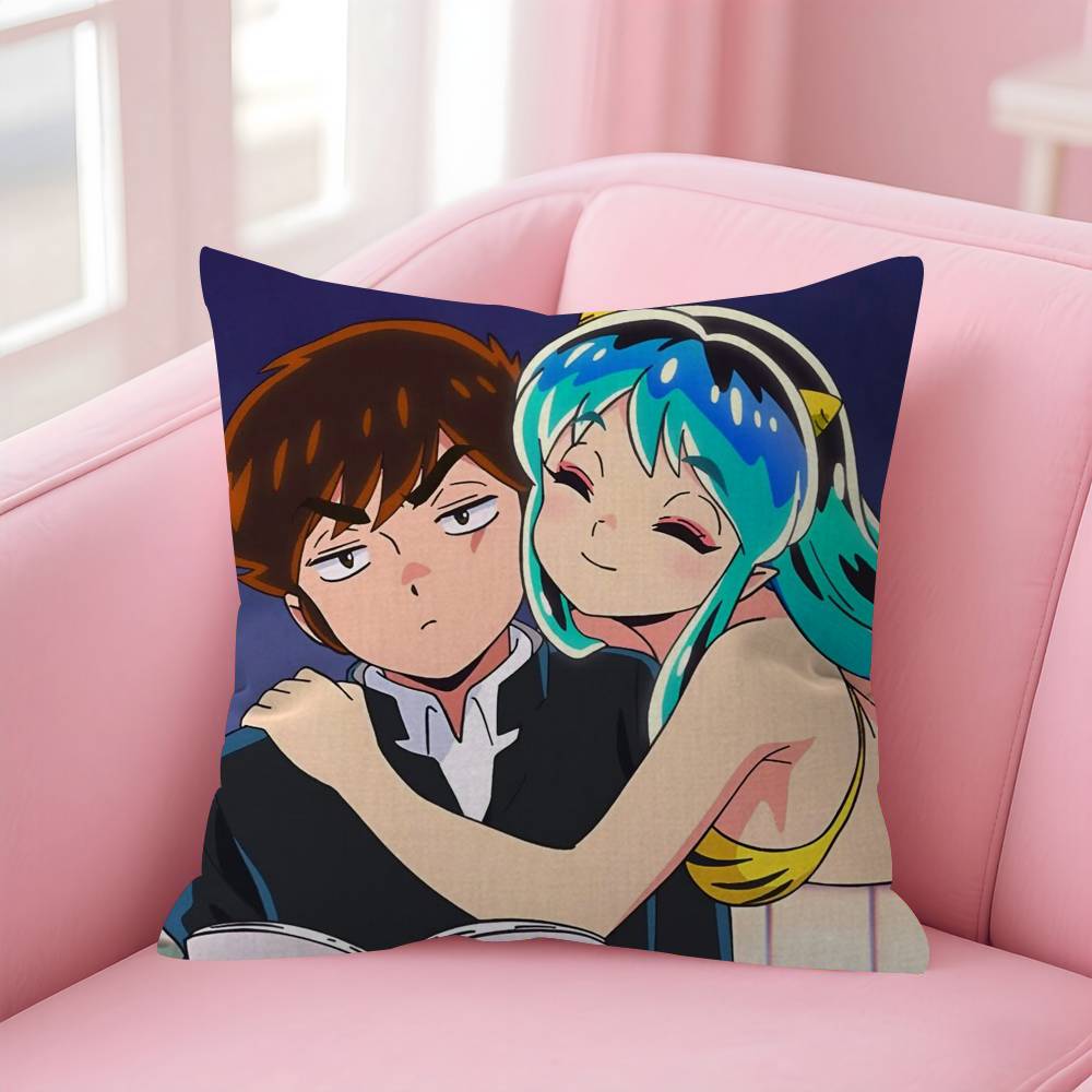 Urusei Yatsura Anime  Personalized Pillow Cover Kids Bedroom Wild Party Decor Pillowcase kid Birthday shower Gift