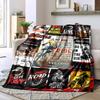 Dirt Bike Theme Home Customize Your Name Blankets Comfortable Soft Lightweight Multiseasonal Blanket For Picnics Sofas Offices Beds Living Rooms