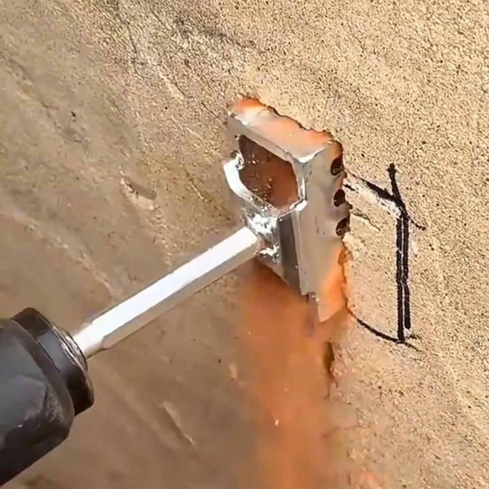 Hole Punch Quick Square Punching Machine Slotting Electric Wall Hole Opener  Concrete