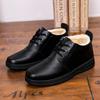 Mode Herrenschuhe 2024 Winter Neue Baumwollschuhe Lässig Plüsch Warm Rutschfest Bequem Schnürer Plateau Outdoor Formelle Schuhe Zapatos