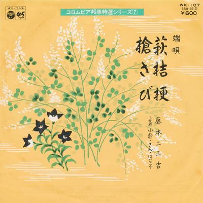 7inch Record FUMIYOSHI FUJIMOTO - Hagi Kikyou / Yari Sabi WK107 COLUMBIA 1977 Japan Japanese Traditional/Folk Used