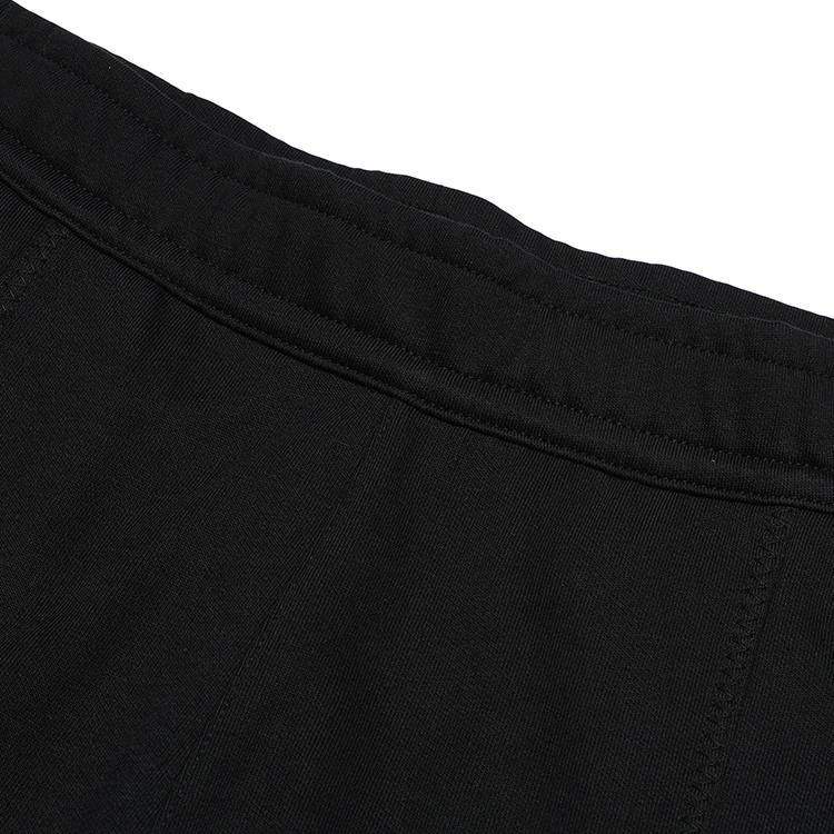 Fila Fusion Street Sport Solid Color Knitted Five-Point Pants Simple Mid-Waist Sports Casual Shorts Men shorts Black T11M331606F-BK