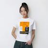 Uniqlo X Jean-Michel Basquiat Collaboration SS24 Letter Print Round Neck Short Sleeve T-Shirt Unisex Tops White 466082-00
