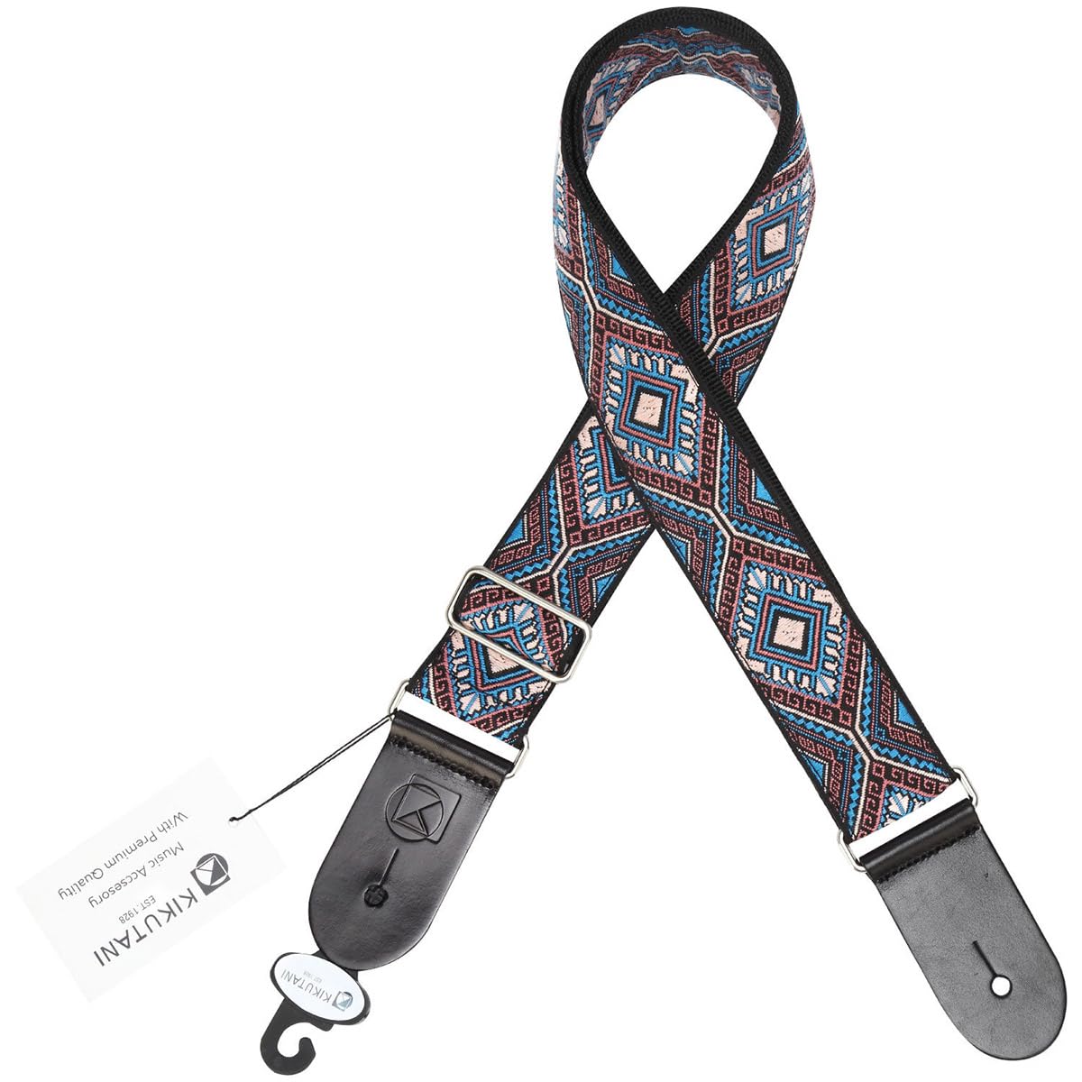 

Kikutani KSTR-301 Guitar/Bass Strap, 50mm Wide, 950-1,620mm