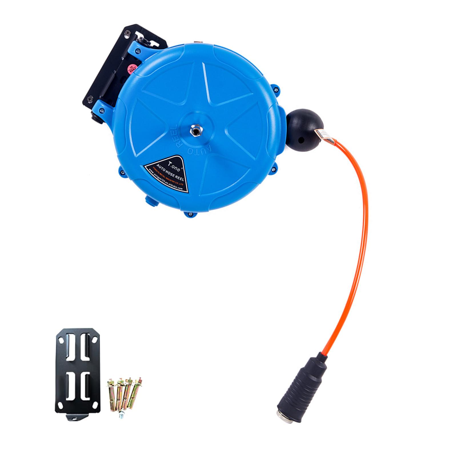 

Efficient Retractable Hoses Reel Garage Hoses Reel Ideal for Automotive Detailing and Industrial Equipment Maintenance синій