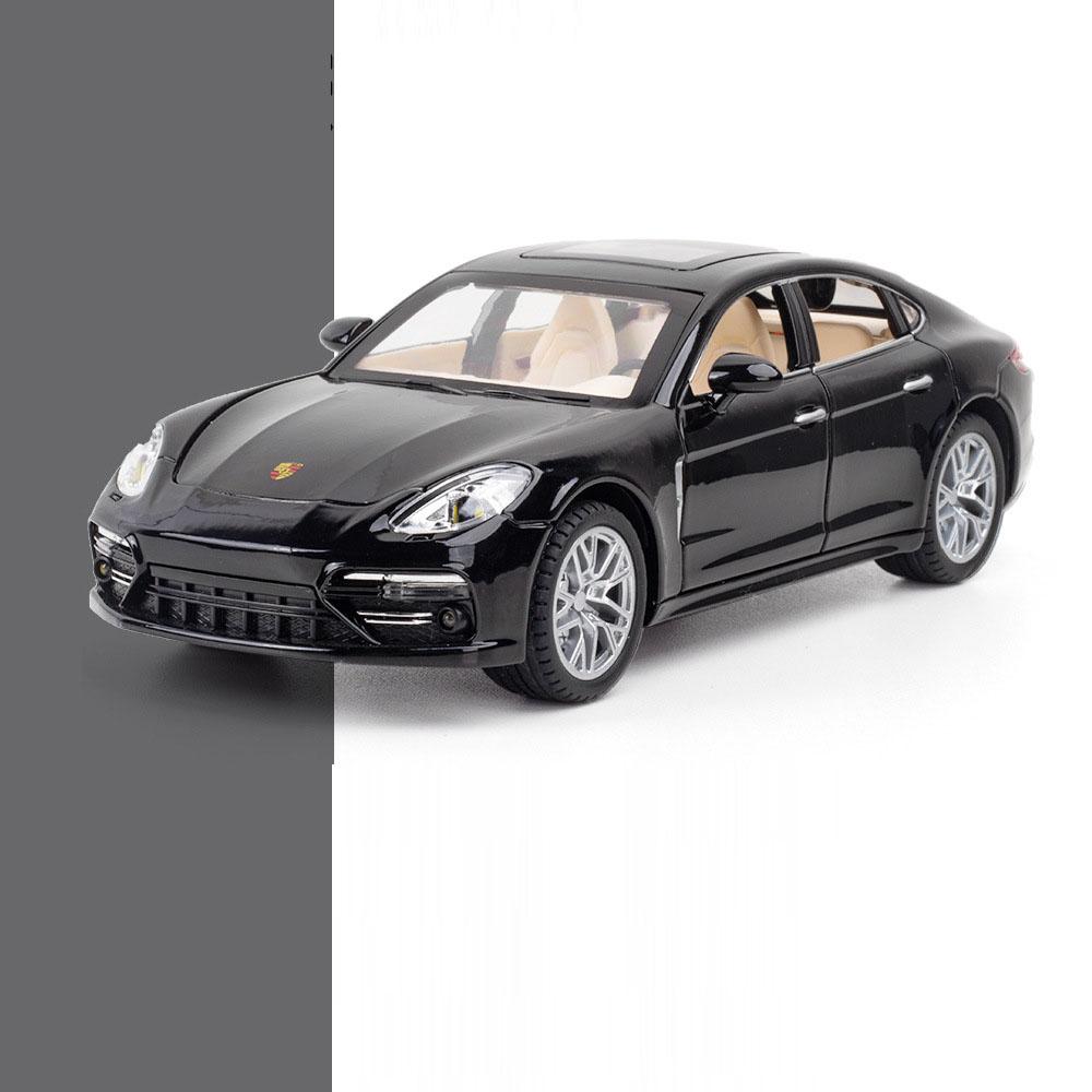 1:24 Porsche Panamera Sports Car Simulation Diecast Metal Alloy Model Car Sound and Light Pull Back Collection Kids Toy Gifts