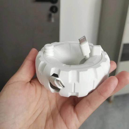 Halka Şeklinde Kablo Düzenleyici Kulaklık ve Şarj Kablosu Sarıcı Taşınabilir Kablo Yönetimi Ev Ofis Seyahat İçin