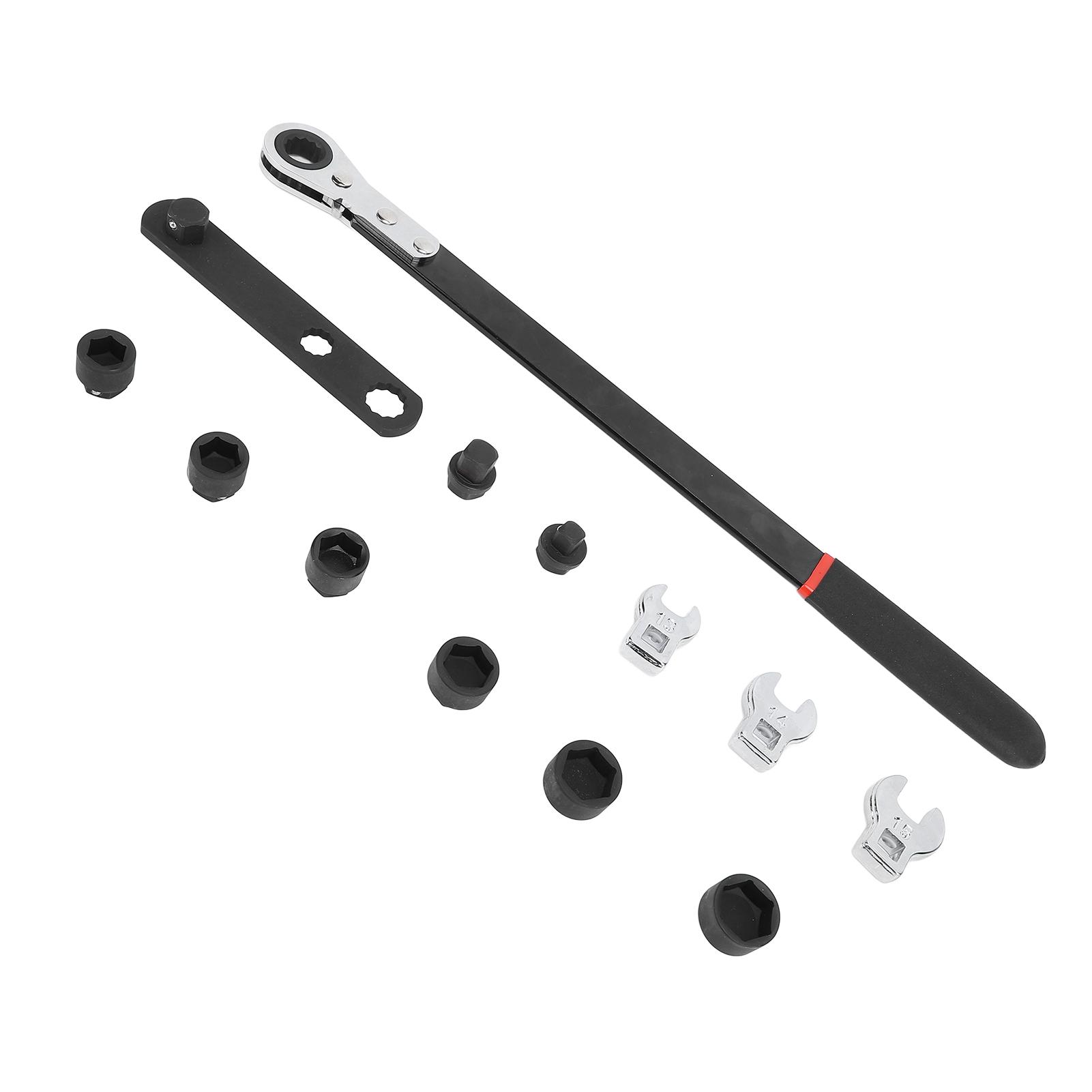 

Ratcheting Serpentine Belt Tool Easy to Use Sturdy Ratcheting Serpentine Belt Tensioner Tool Kit for Car Repair
