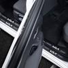 För Kia Morning Picanto Rio Stonic Sportage Ceed Optima Forte 5 Bilklistermärken Repskydd Dörrtröskelremsa Kolfiber Tröskel