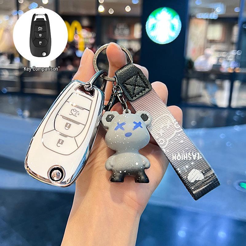 Chevrolet Car Key Case for Cruze, Aveo, Trax, Blazer, Cavalier, Sail