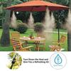 10Pcs Misting Atomization Nozzle Watering Kit 1/4"Slip Lock Low Pressure Garden Irrigation Cooling Landscaping Disinfect Sprayer