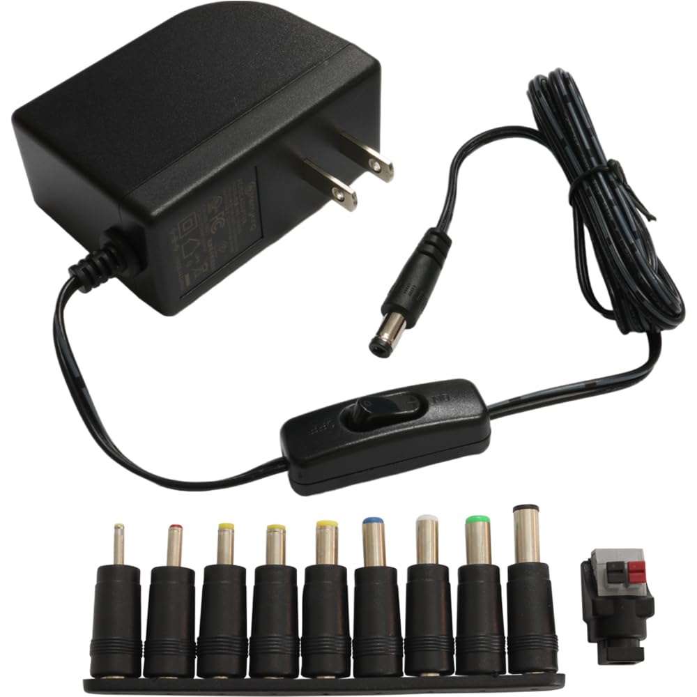 

Kaito Denshi AC Adapter [PSE Compliant] 10-Type Conversion Set 12V 2A 24W Switched Power Supply DC Direct Current RoHS