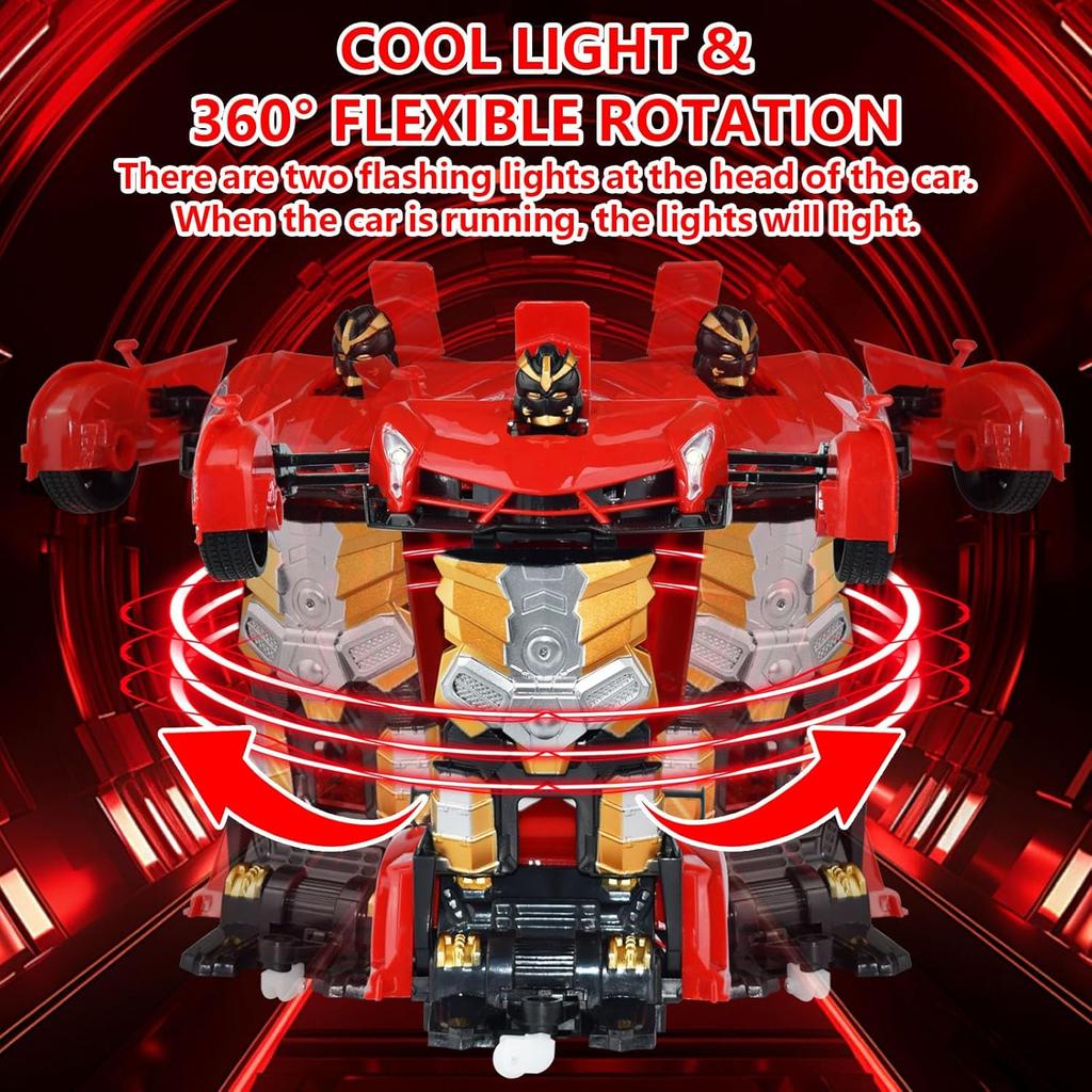 Transform Remote Control Car Remote Control Car for Boys 4-7 Transform Cars for Boys Birthday Gift for Boys/Girls