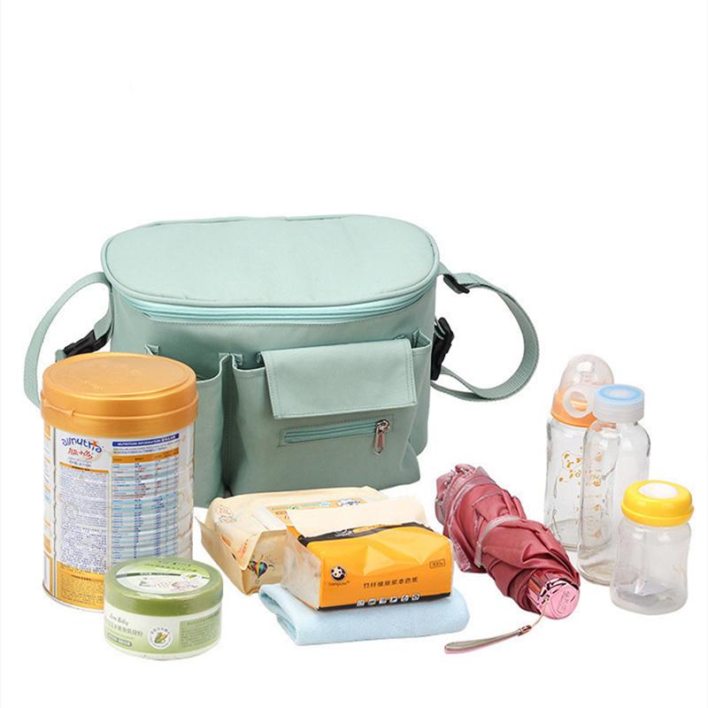 Kinderwagen-Korb, Aufbewahrungsorganisator, Isolierung, Baby-Wickeltasche, wasserdichte Mama-Tasche