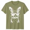 Funny Bunny Face Sunglasses Rabbit Easter Day Unisex Tshirt Gift