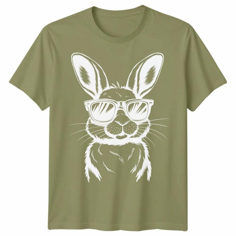Funny Bunny Face Sunglasses Rabbit Easter Day Unisex Tshirt Gift