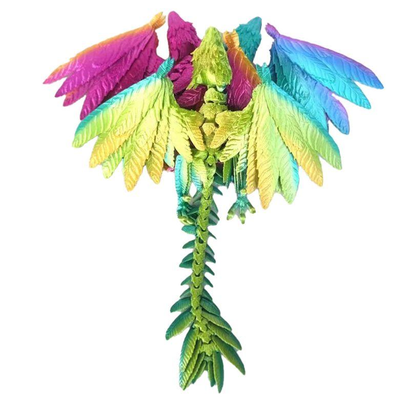 

Good-Dynamic 3D Printed Dragon Crystal Dragon Fidget For Adults 3D Printed Articulated Dragon