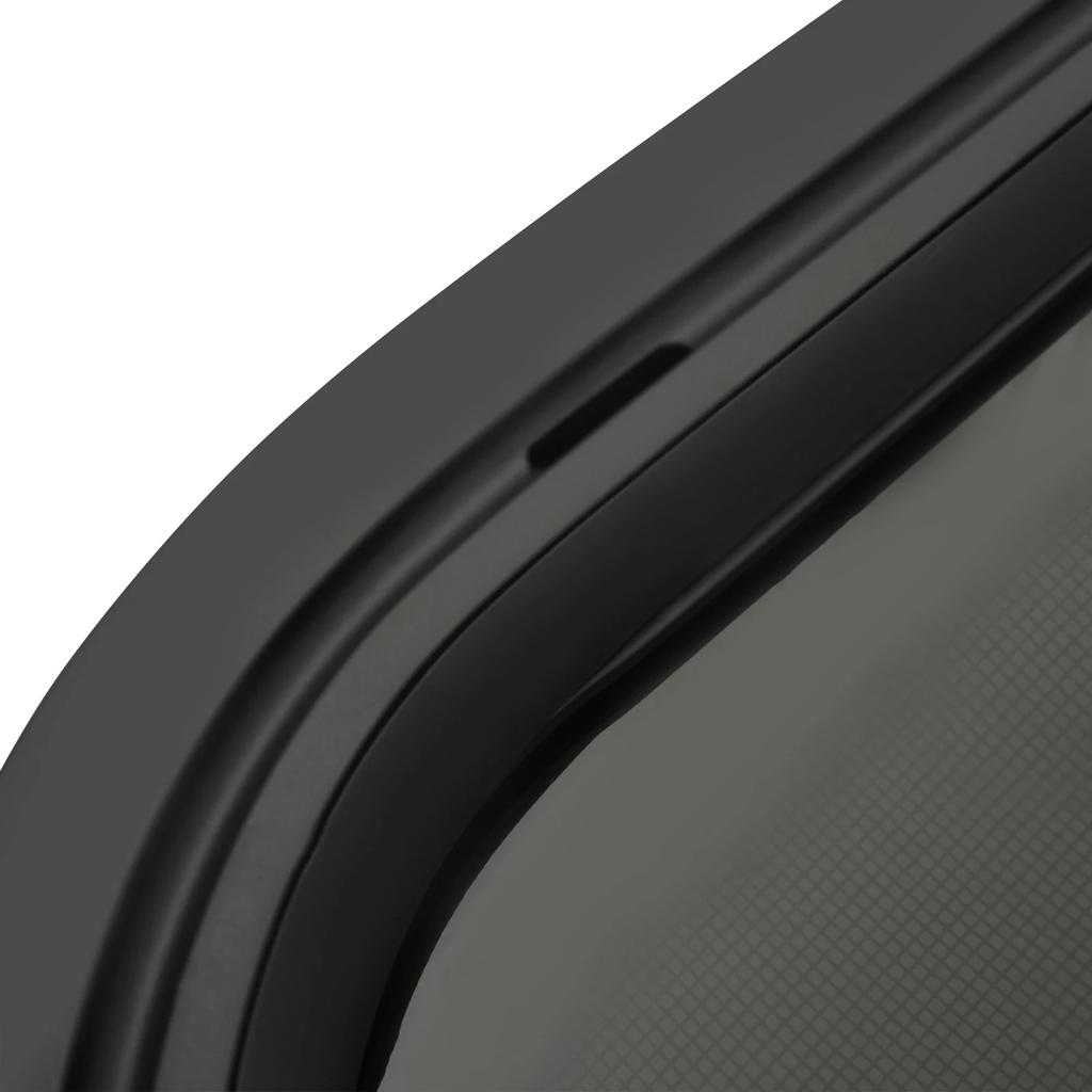 42" W X 22" H RV Window Teardrop Horizontal Sliding Replacement Glass with Trim RV Replacement Window RV Window with Screen
