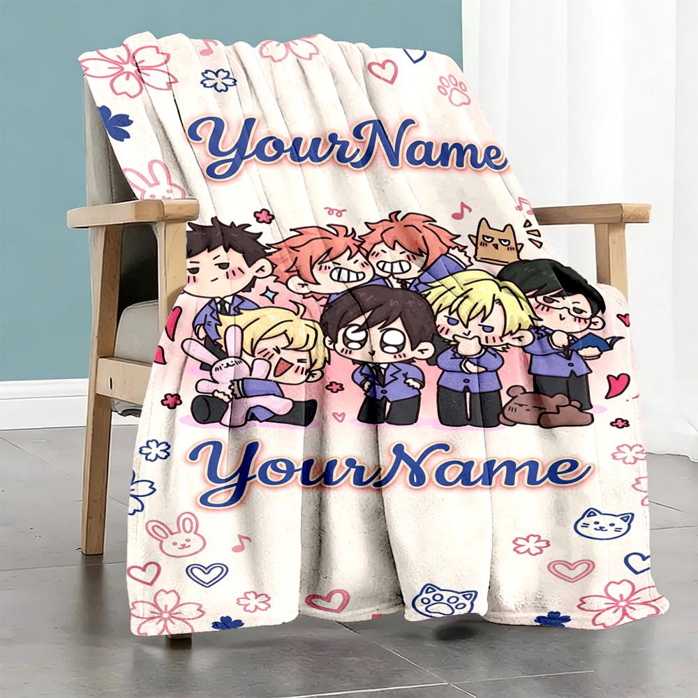 Incredibox Customize Your Name Blanket Lightweight Customizable Blanket Ultra-Soft Suitable for Livingroom Picnics Seaside Bed All-Season Use