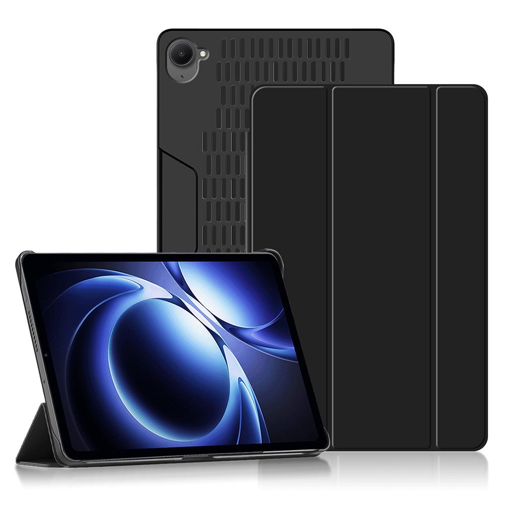 

Чехол для планшета Xiaomi Redmi K Pad, тройная подставка, кожа+ПК, полая задняя крышка, автопробуждение/сон A