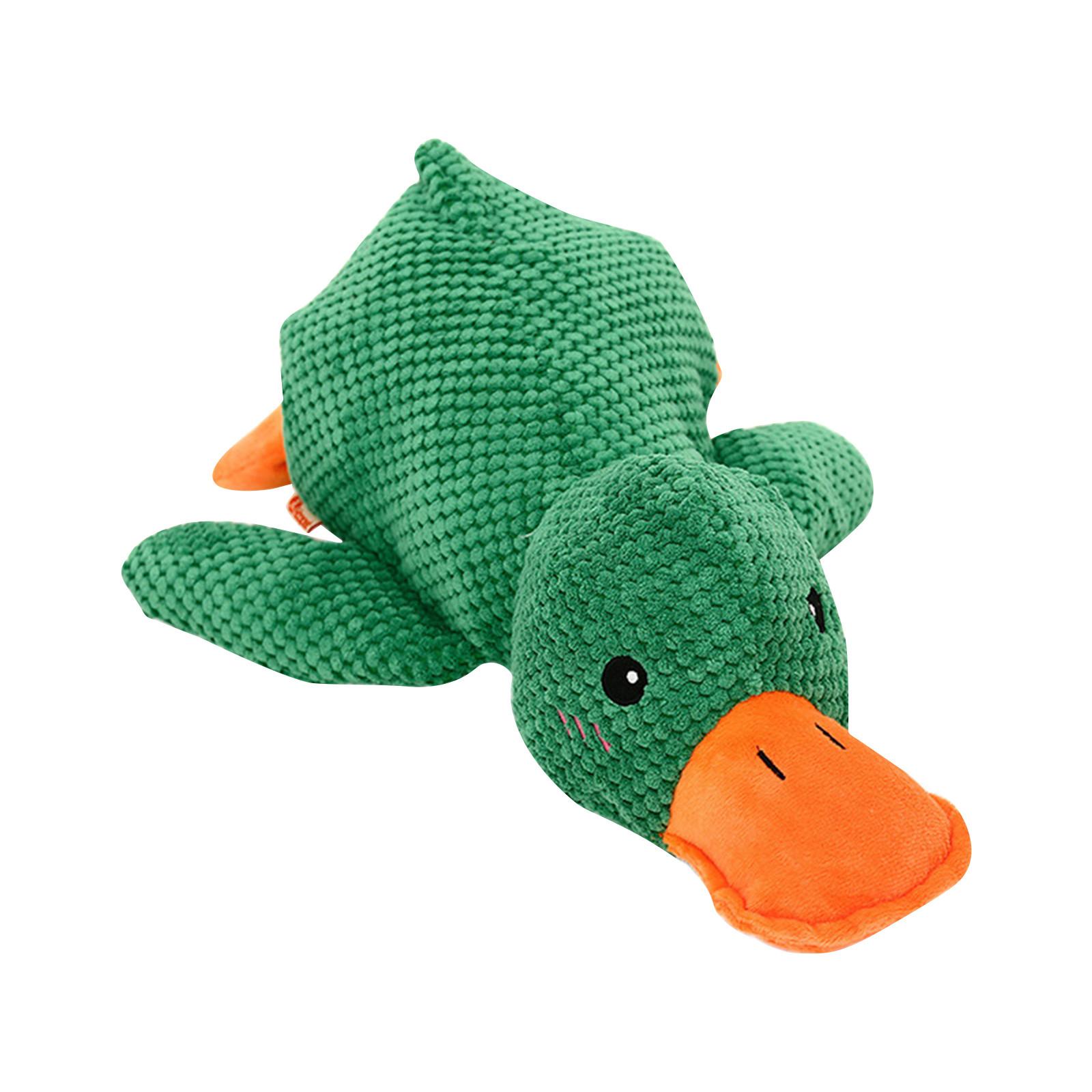 

Успокаивающая игрушка для собак, успокаивающая подушка с вырезом для собак, игрушка для собак с крякающим звуком, мягкие игрушки для жевания собак для собак любого размера One Size